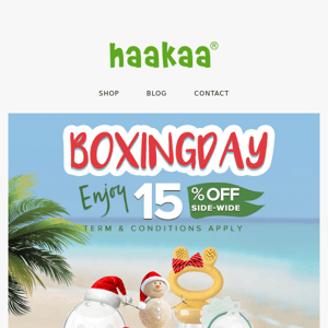 🎁Haakaa's Boxing Day sale is on NOW🎉