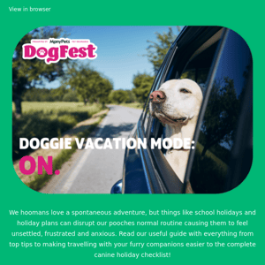 WIN a fantastic dog-friendly staycation worth over £500 🐶 🏖 Tips for dog-friendly travel 🗺