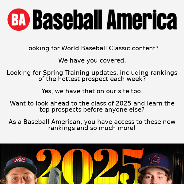 2025 travel baseball rankings