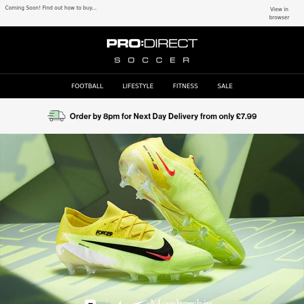 Pro:Direct Soccer - Latest Emails, Sales & Deals