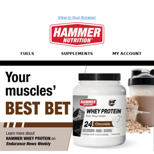Hammer Whey Protein - Your muscles' best bet!