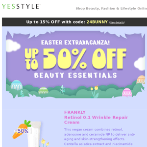 Egg-citing 50% OFF Beauty Deals this Easter!