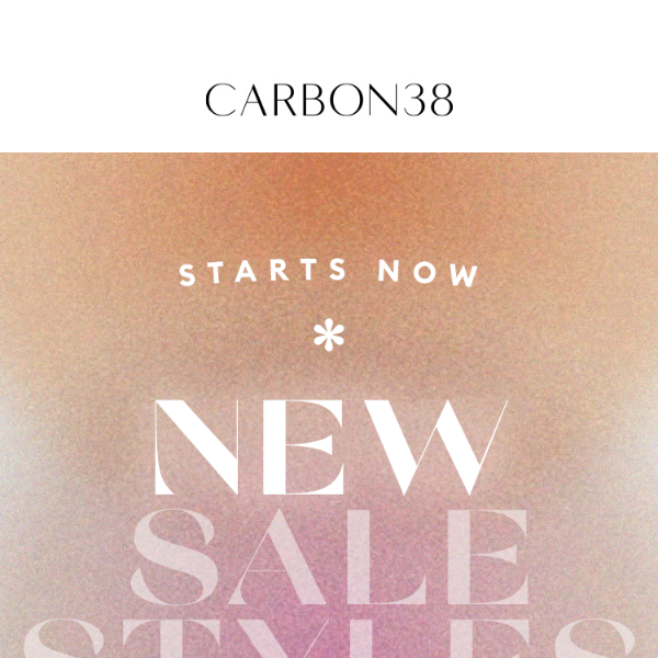 STARTS NOW: Extra 40% off Sale