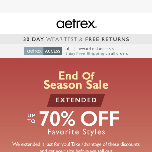 🚨 EXTENSION ALERT! | Up to 70% off TOP STYLES EXTENDED