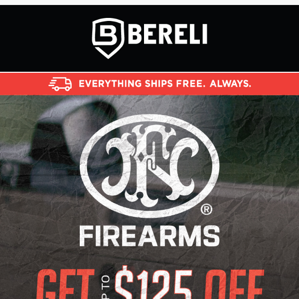 💥Save Big on FN Guns! Up To $125 Off w/ Rebate💥