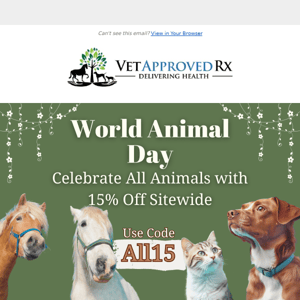 🐱Don't Furr-Get About Our World Animal Day!