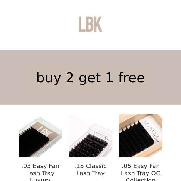🍀 its your lucky lash day BOGO sale