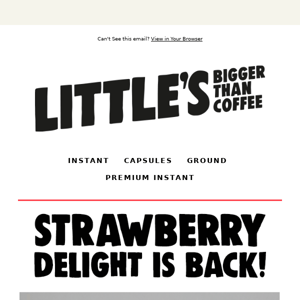 Strawberry Delight is BACK!