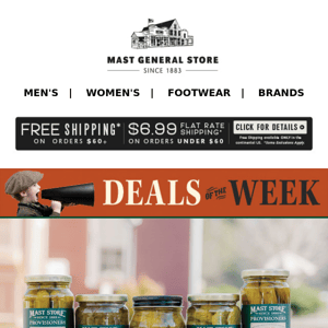 FINAL DAY: Pickled Products 20% OFF, Nov. 14 – 17!