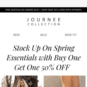 Buy One Get One 50% Off | Spring Stock Up