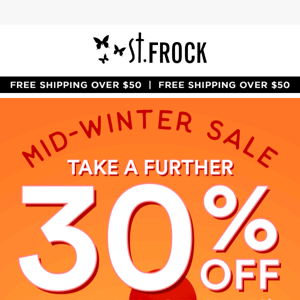 Take A Further 30% Off Already Reduced Styles