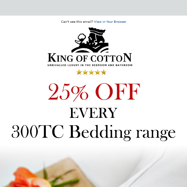 Last Chance: Soft Luxury - 300 Thread Count