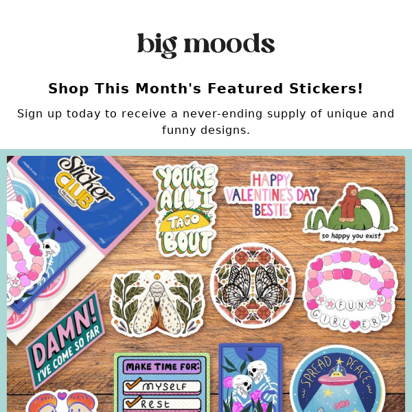 Join Our January Sticker Club!