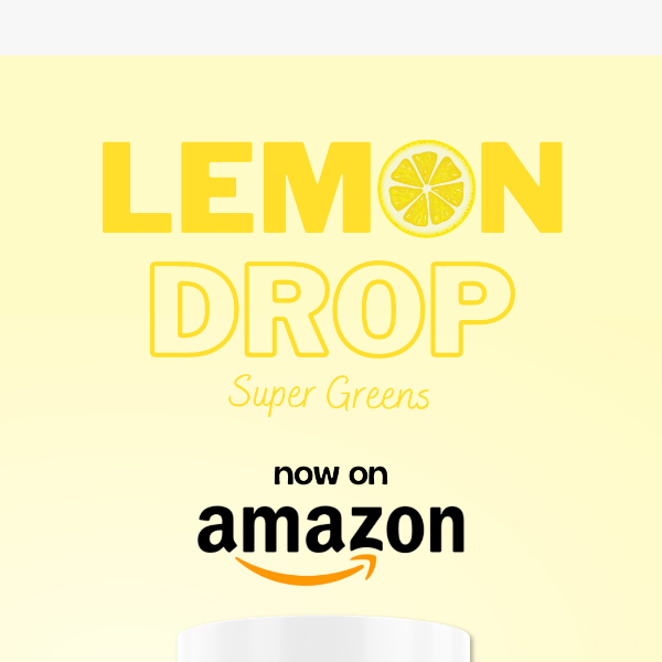 Lemon Drop Greens - Now on Amazon 🍋