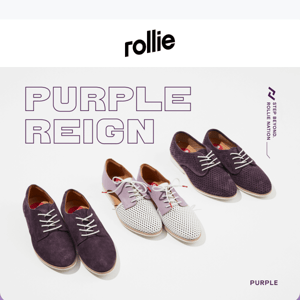 Purple reign. Our latest shoes in the dreamiest hue