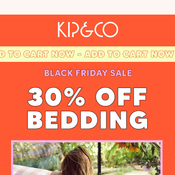 PSA: a HUGE 30% off BEDDING 💭