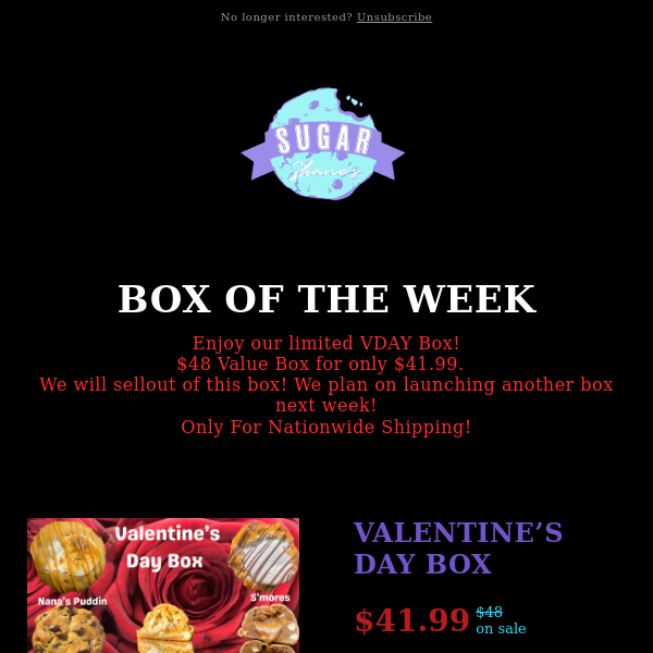 Valentines Box Deal