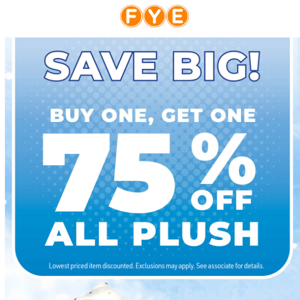 Big Savings On Plush! 🧸