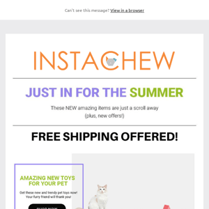 🚨 June Exclusive OFFERS︱NEW pet products 🐶🐱🐾