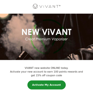 New ViVANT New Experience - Activate your new account, enjoy big discount