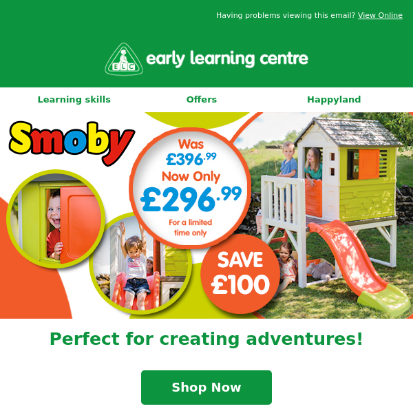 Learning through play with SMOBY