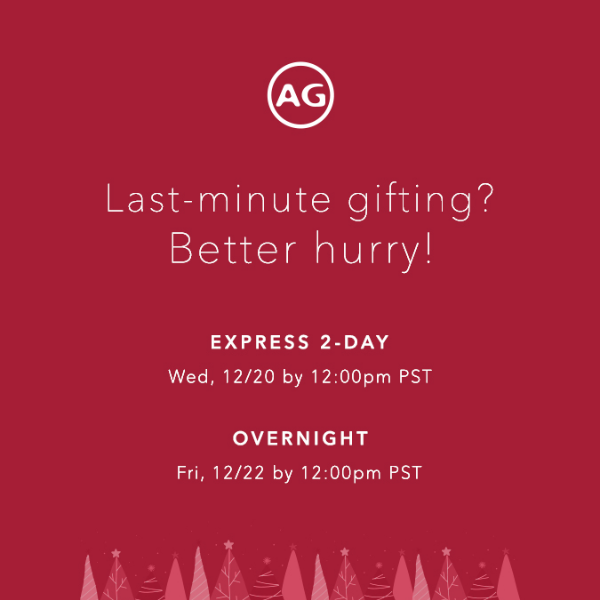 Last chance to get your gifts on time