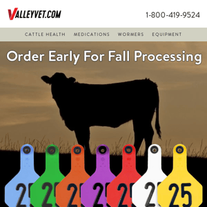 Order tags early for processing!