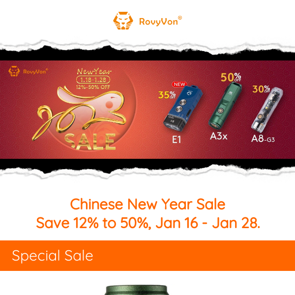 Get Up to 50% Off for CNY Sale