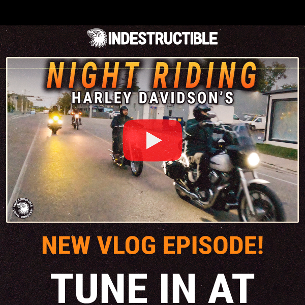 Night Riding Harley's With Pals