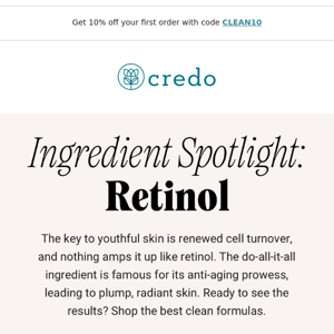 Curious about retinol?