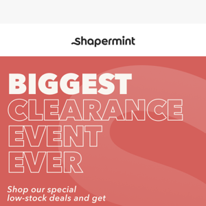 Join the Biggest Low-Stock Event Ever 😱