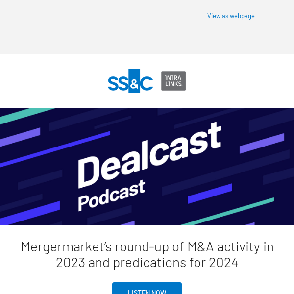 🎧 Mergermarket’s 2023 M&A Recap & 2024 Predictions