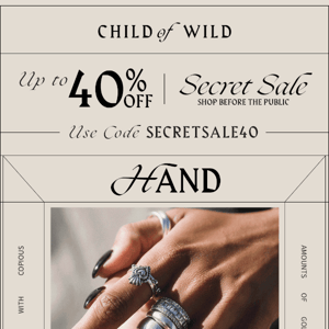 .:. Stacking RINGS .:. Up to 40% off: SECRETSALE40