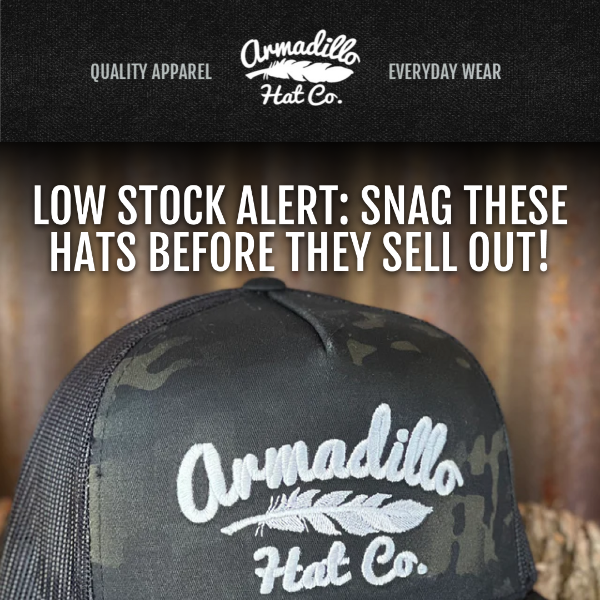 Low Stock: Get These Hats Before They’re Gone For Good