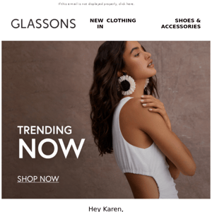 What's trending right now at Glassons.com