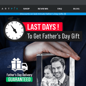 Discounts on last-minute Father’s Day Gifts 😍