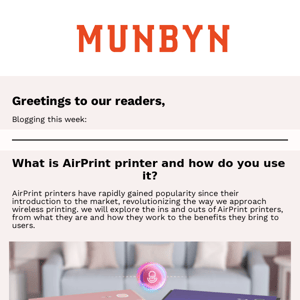 What is an AirPrint and how do you use it?