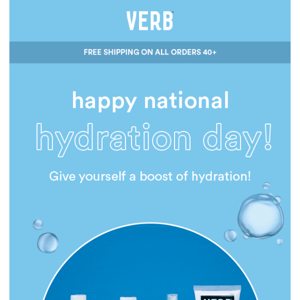 Happy National Hydration Day!