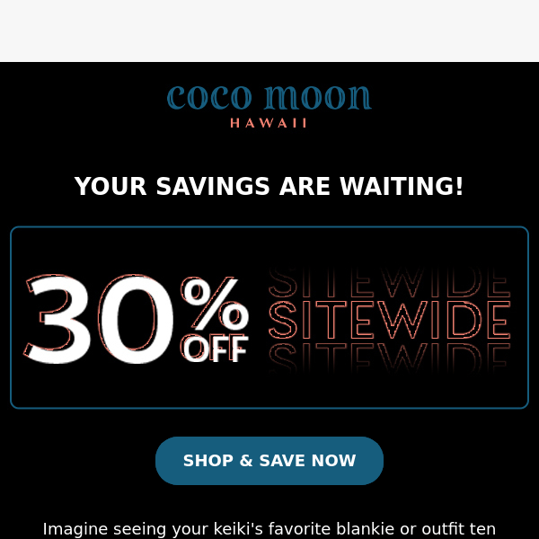 Coco Moon’s items are long-lasting — but not our deals!