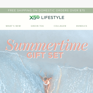 Save 25% on new Summertime Gift Set