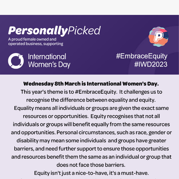 #EmbraceEquity this International Women's Day