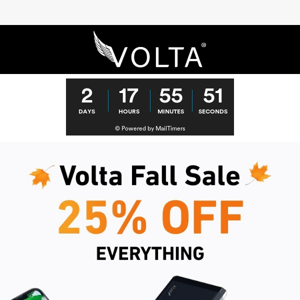 Re: 25%-off Volta Fall Sale is live