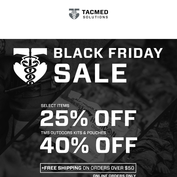 Prepare for Black Friday Deals on TacMed Essentials!