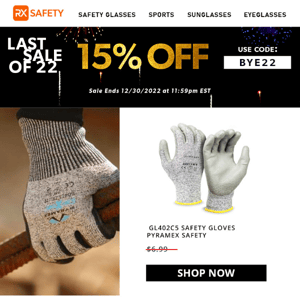 New Year New Safety Gear + 15% OFF