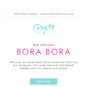 BORA BORA is now live! 🌺