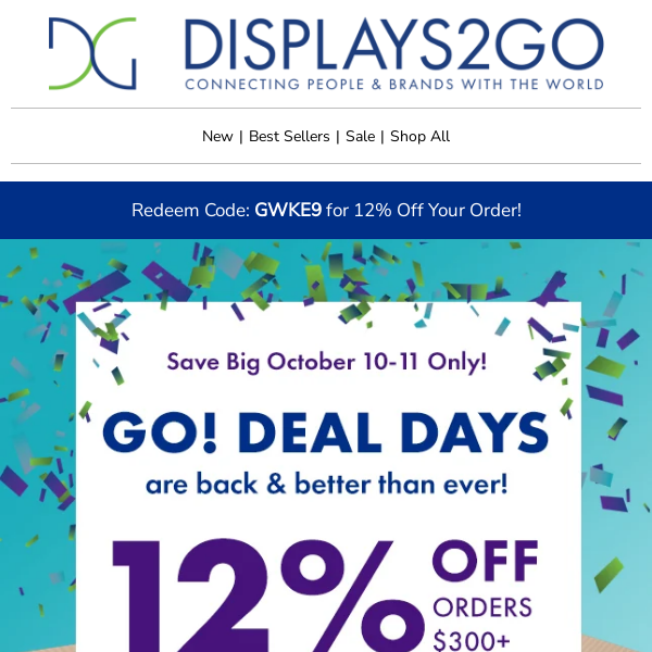 GO! Deal Days Are Back!