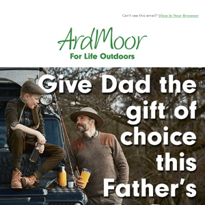 Give the Gift of Choice this Father's Day