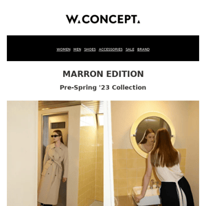 New in: Marron Edition, Lookast, Yieyie & more.