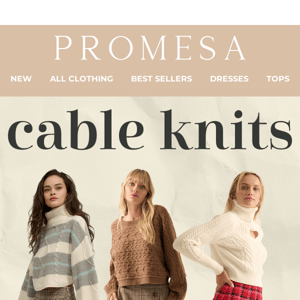 These cable knits just won't quit!