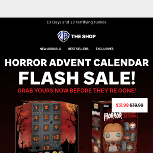 Flash Sale! Take 20% OFF the Horror Advent Calendar 🎈